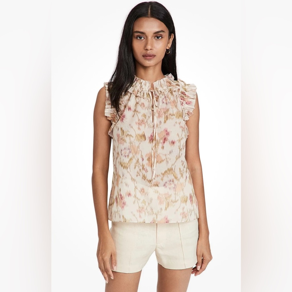 Rebecca Taylor Ruffle Blouse - Picture 2 of 8